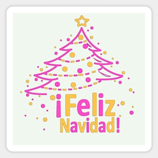 feliz navidad - christmas tree Magnet